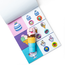 Sticker Wow estampador de 300 stickers modelo helados con cuadernillo