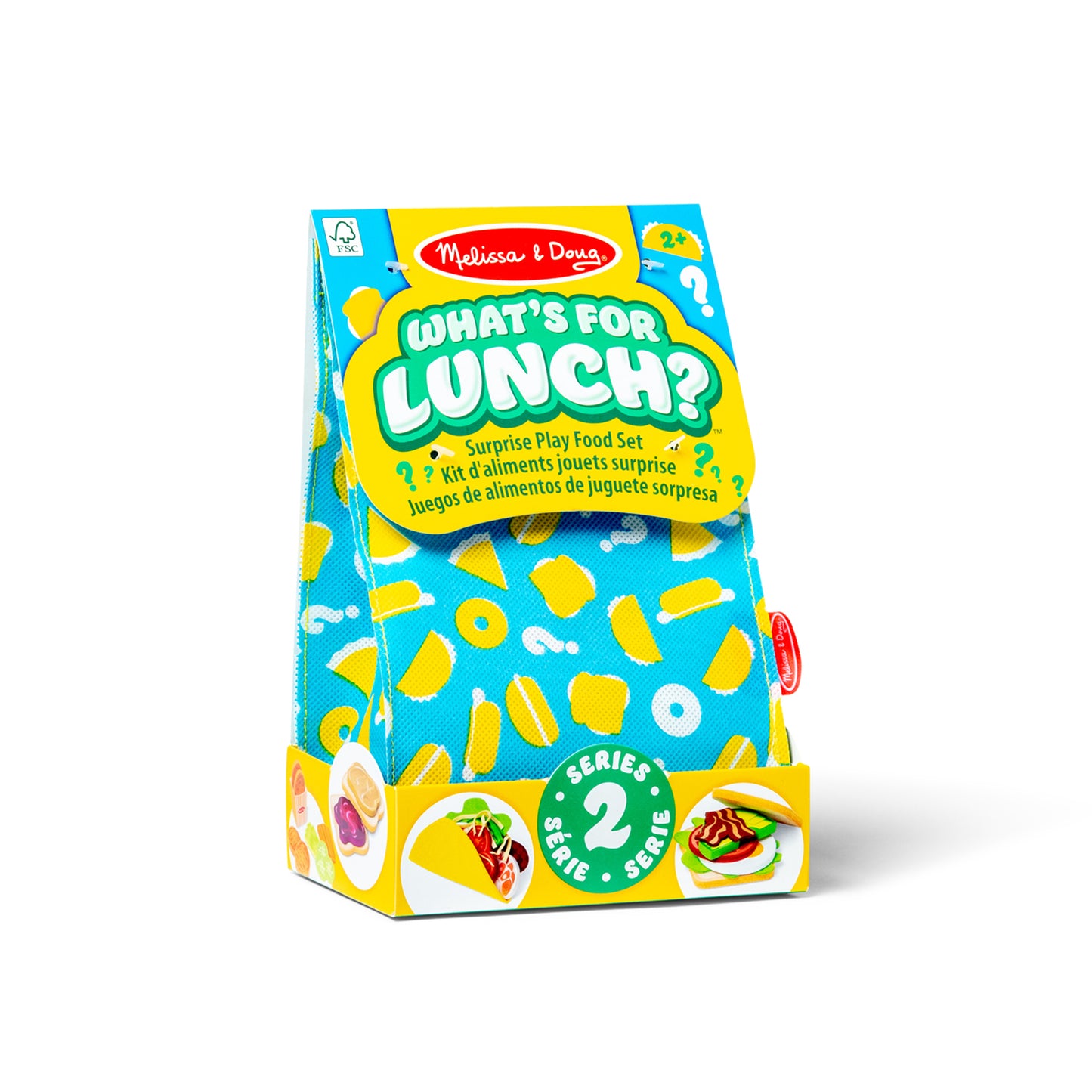 Qué hay de almorzar? Bolsa lonchera de alimentos de juguete con contenido sorpresa