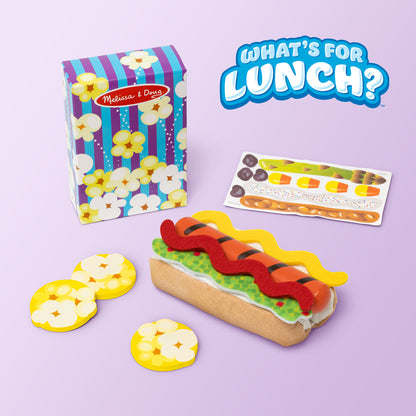 Qué hay de almorzar? Bolsa lonchera de alimentos de juguete con contenido sorpresa