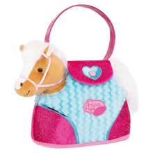 Pucci Pups pony marrón con cartera nuevo