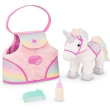 Pucci Pups unicornio con cartera arcoíris