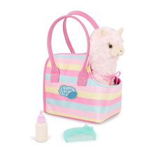 Pucci Pups llama con cartera de colores