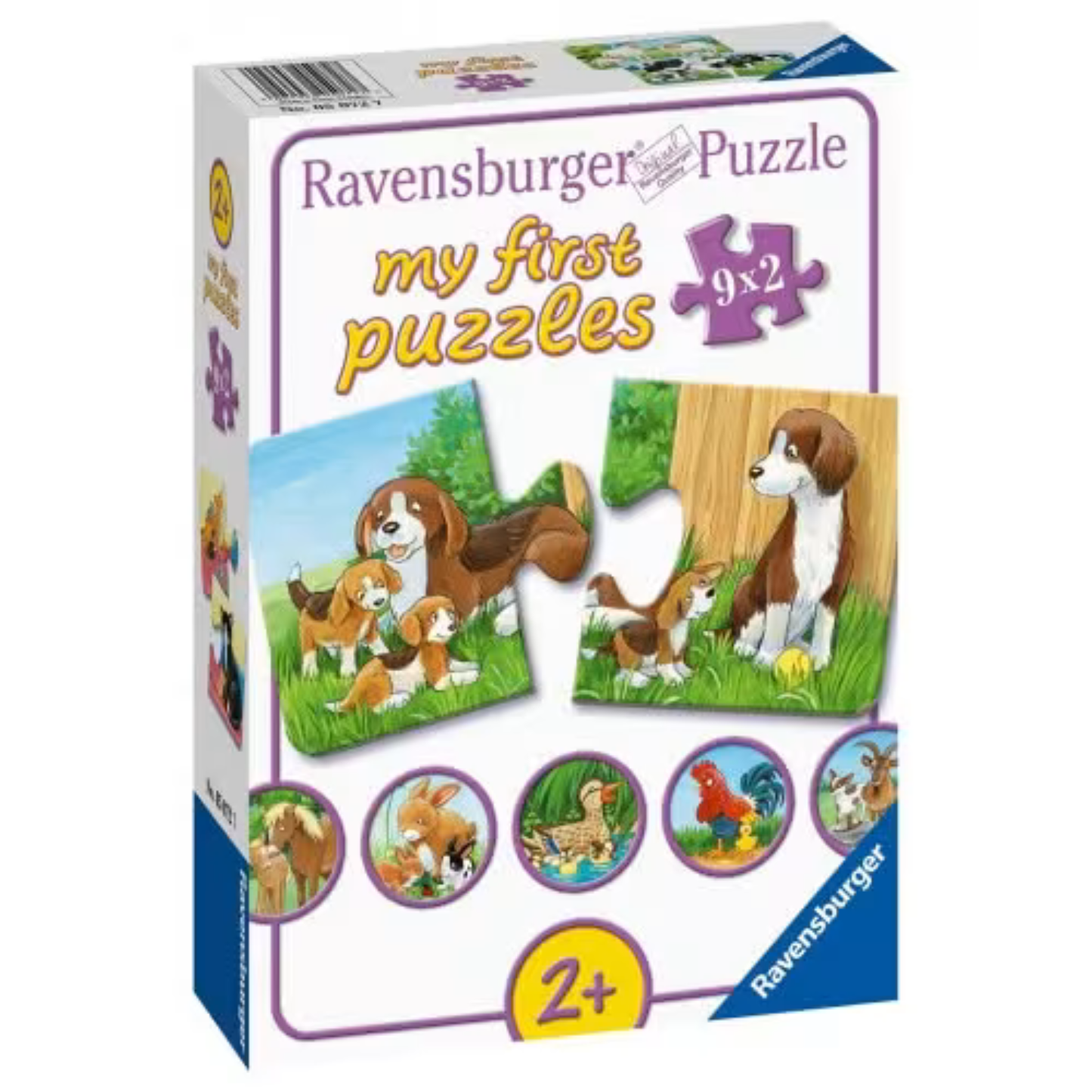 Rompecabezas Mi Primer Puzzle 9x2 piezas Animales de la granja