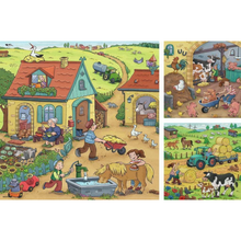 Rompecabezas 3x49 piezas Granja divertida de Ravensburger – vista 2