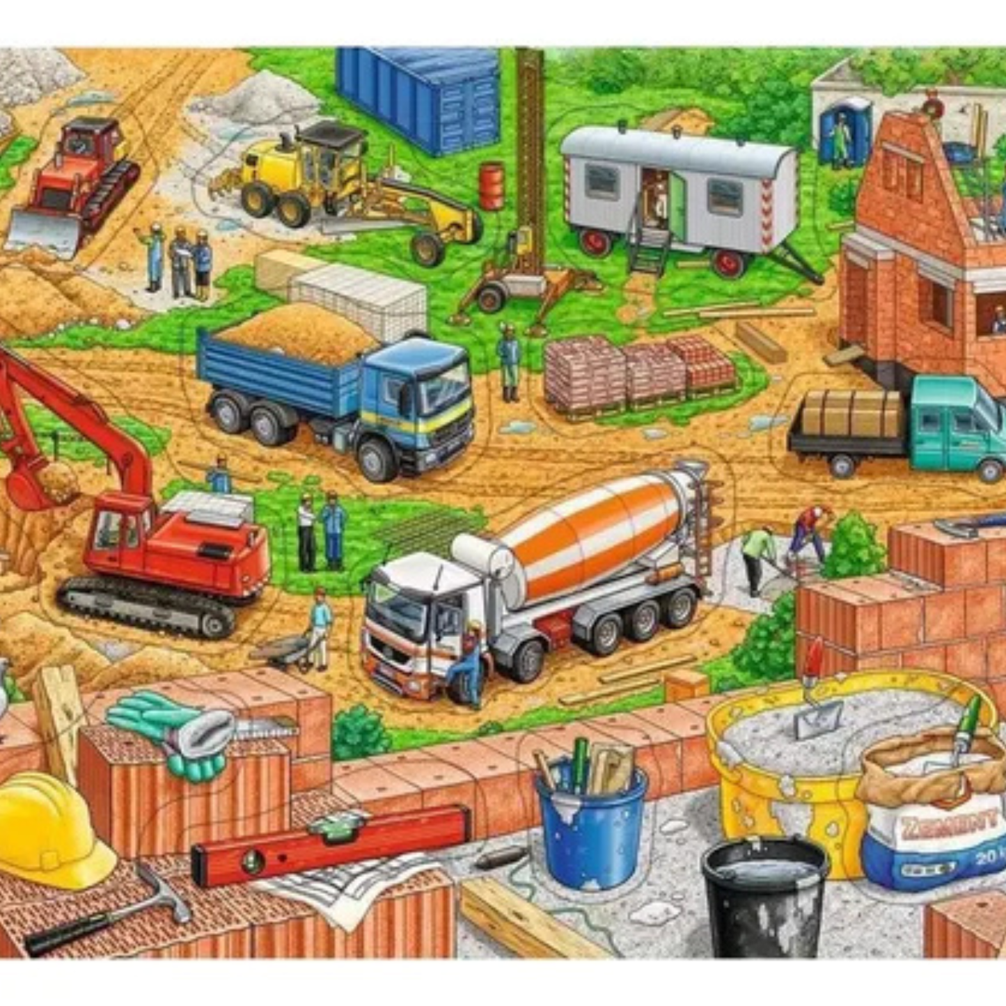 Rompecabezas 12 pz construcción
