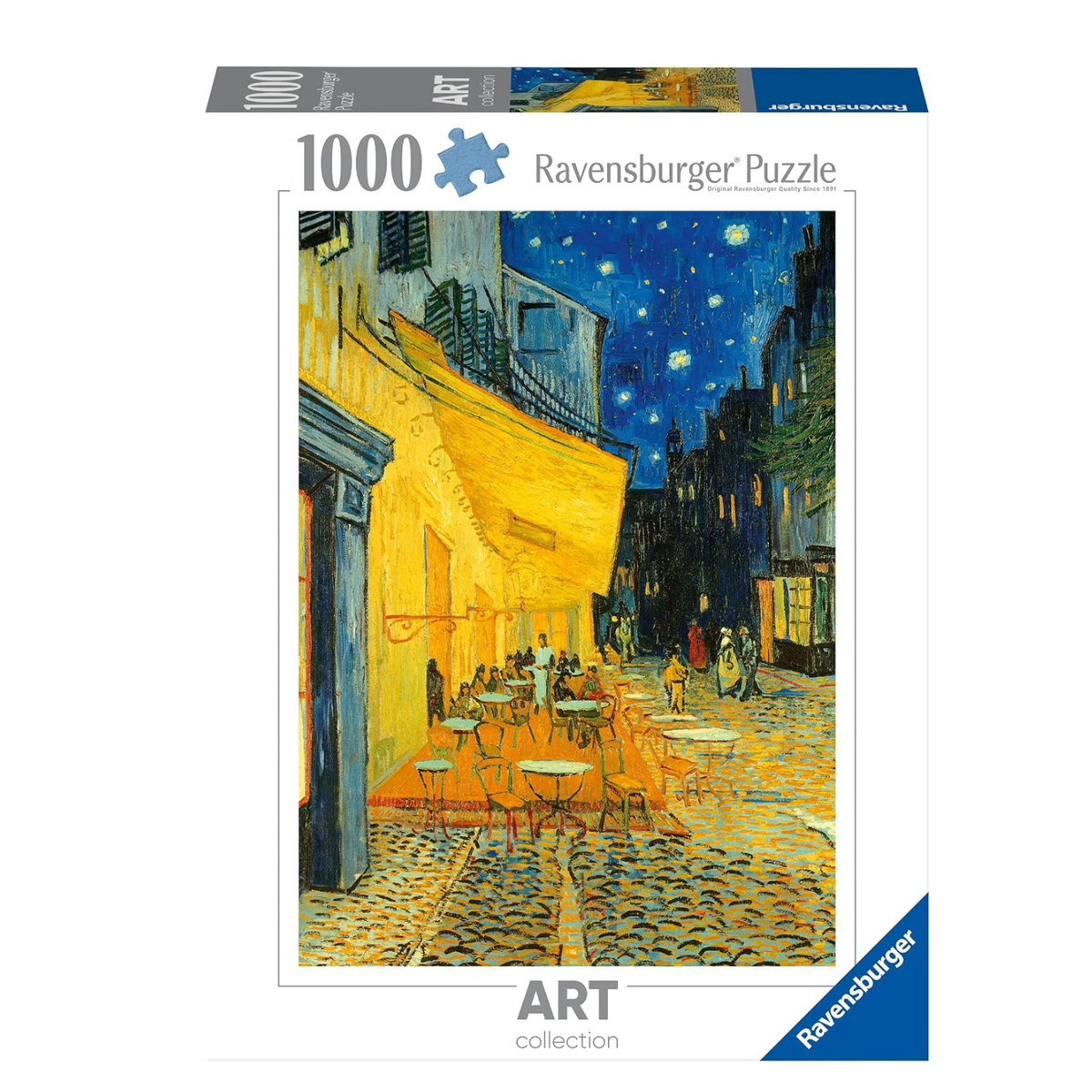 Rompecabezas 1000 piezas Terraza de café por la noche Van Gogh de Ravensburger