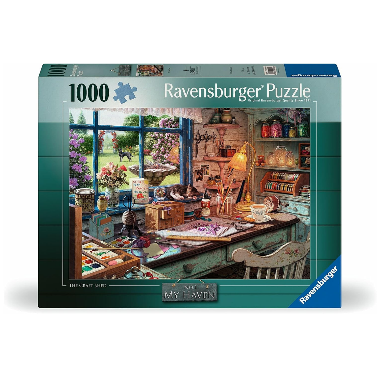 Rompecabezas 1000 piezas Cabaña de artesanías de Ravensburger