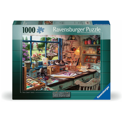 Rompecabezas 1000 piezas Cabaña de artesanías de Ravensburger