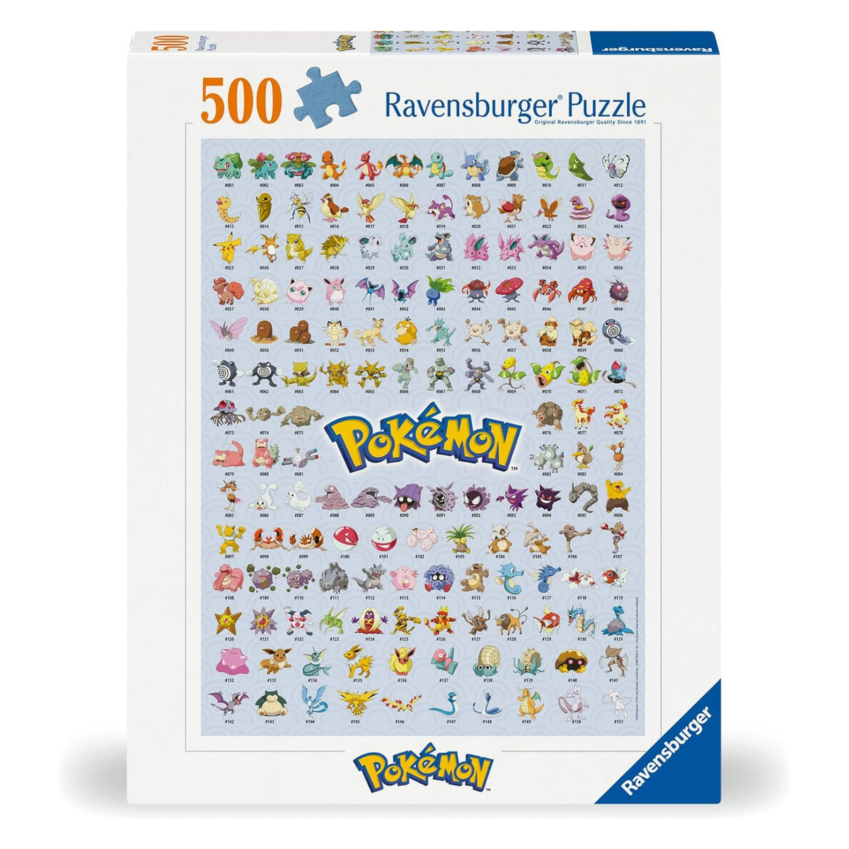 Rompecabezas 500 piezas modelo Pokémon