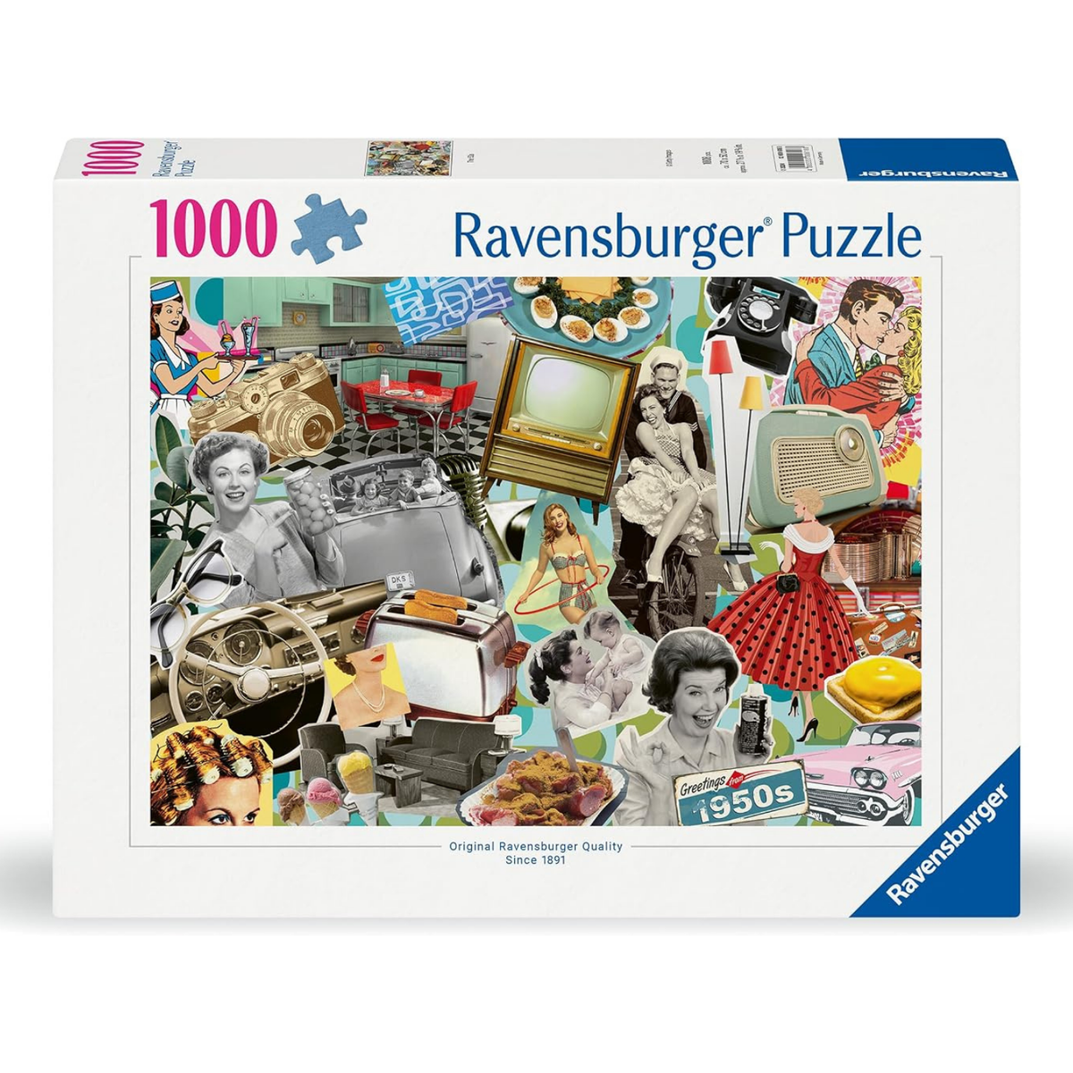 Rompecabezas 1000 piezas Los años cincuenta de Ravensburger