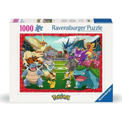 Rompecabezas 1000 piezas modelo batalla Pokémon