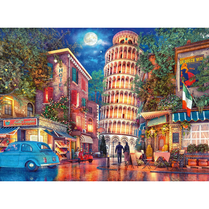 Rompecabezas 500 piezas Tarde en Pisa de Ravensburger – vista 2
