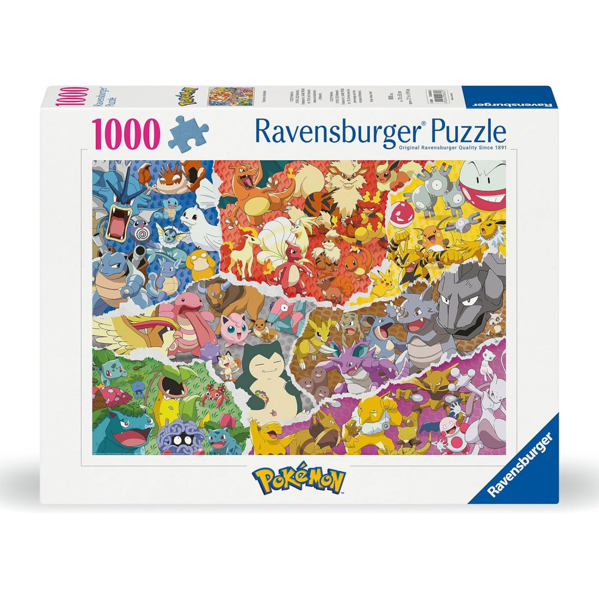 Rompecabezas 1000 piezas modelo aventura Pokémon