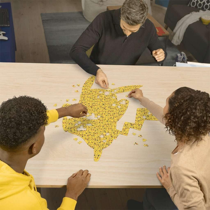 Rompecabezas 727 piezas silueta Pikachu Pokémon de Ravensburger – vista 3