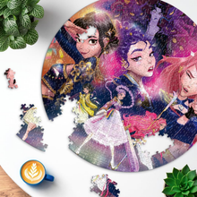Rompecabezas circular 500 piezas Cazadoras KPOP Demon Hunters de Ravensburger – vista 2