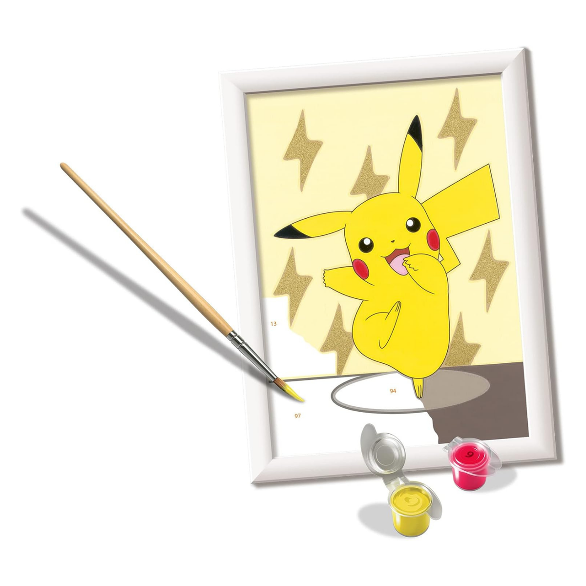 Lienzo para pintar por números Pikachu Pokémon de Ravensburger – vista 2