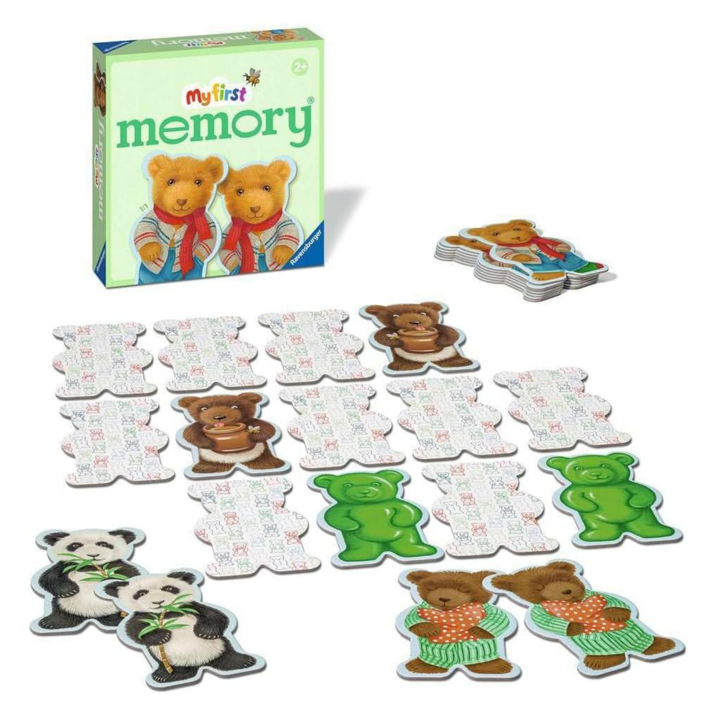 Juego memoria oso teddy 24 piezas