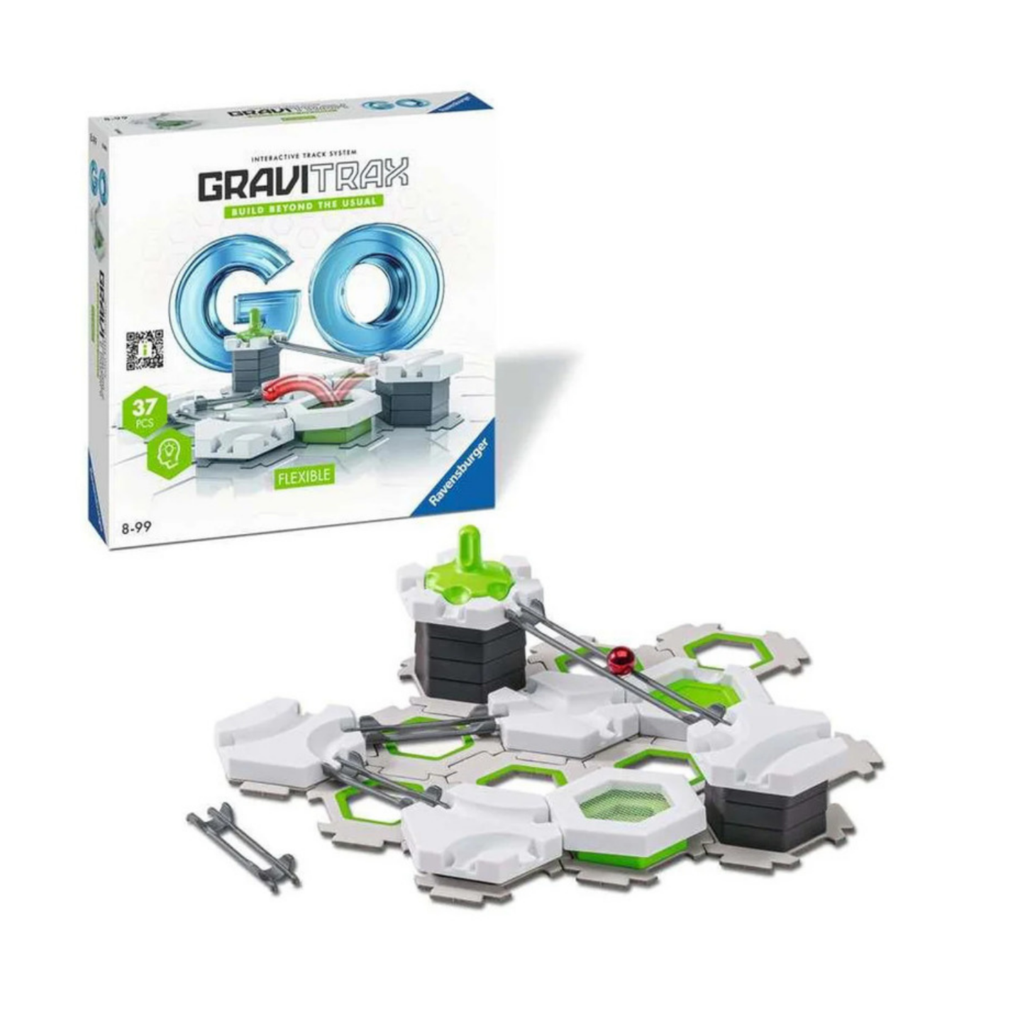 Gravitrax Go mini circuito modelo Flexible 37 piezas