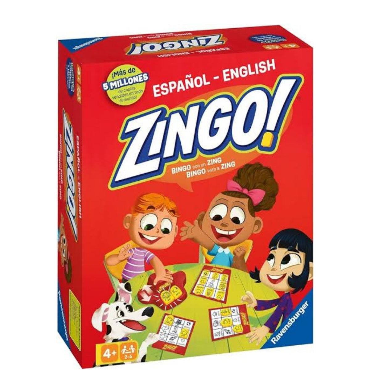 Juego de lógica Zingo! Bilingüe español e inglés de ThinkFun