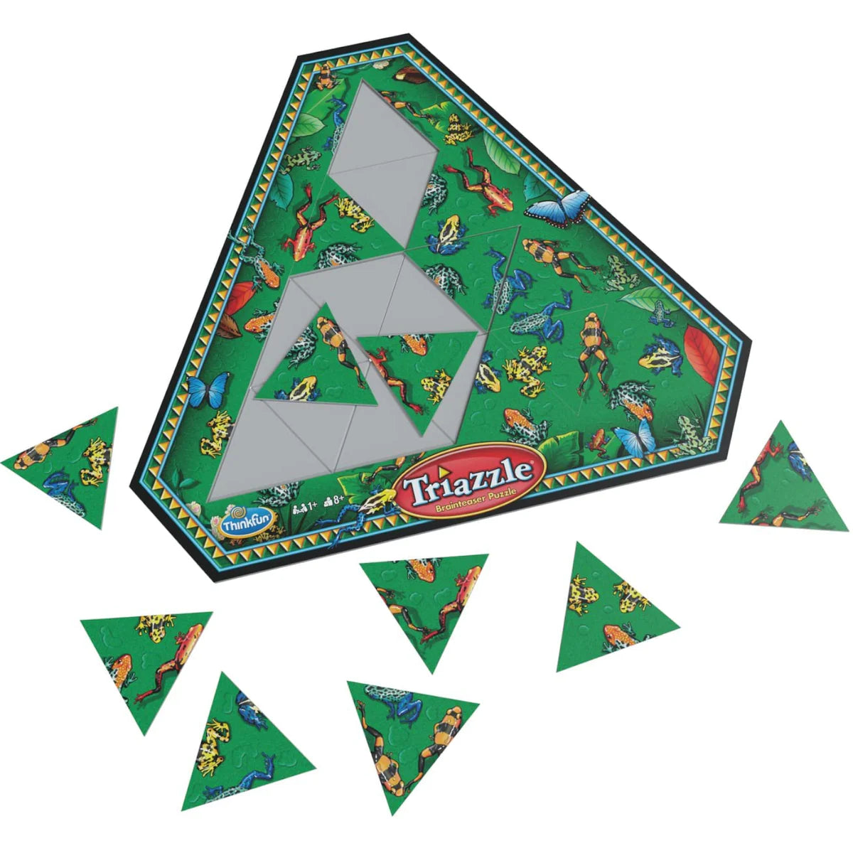 Rompecabezas Triazzle ranas 16 piezas