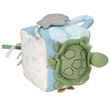 Tikiri cubo textil suave de actividades modelo océano