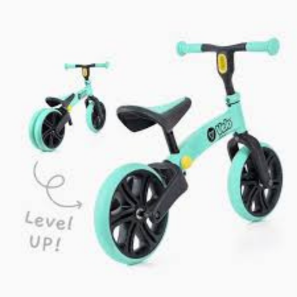 Yvolution bicicleta de balance Velo Junior verde, 18 meses a 4 años