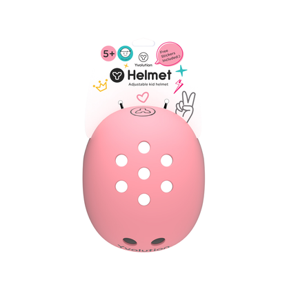 Yvolution casco de seguridad - talla S, color rosa