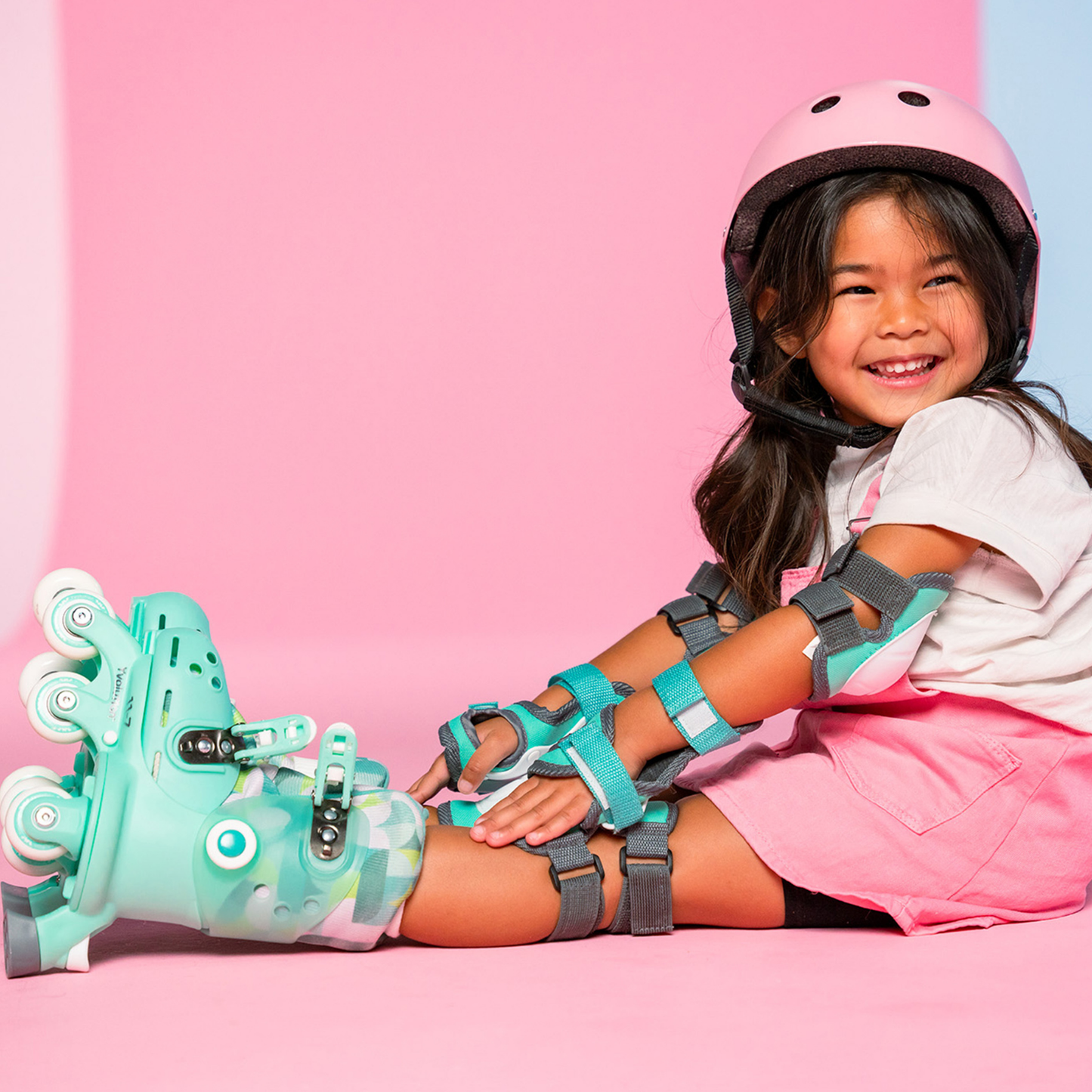 Yvolution set de coderas, rodilleras y muñequeras de seguridad - talla S, color verde