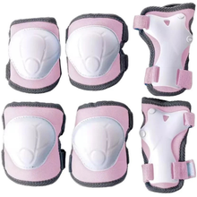 Yvolution set de coderas, rodilleras y muñequeras de seguridad - talla S, color rosa