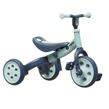 Yvolution triciclo y bicicleta de balance Velo Trike 2 en 1 color verde, 18 meses a 3 años