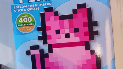 Set crea figuras con stickers modelo perro Pixoeasy