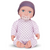 Muñeco bebé con gorro lila y ojos azules - modelo #1 nuevo