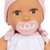 Muñeco bebé con vincha rosa y lazos rosas - modelo #2 nuevo