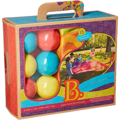 Juego de tela paracaídas