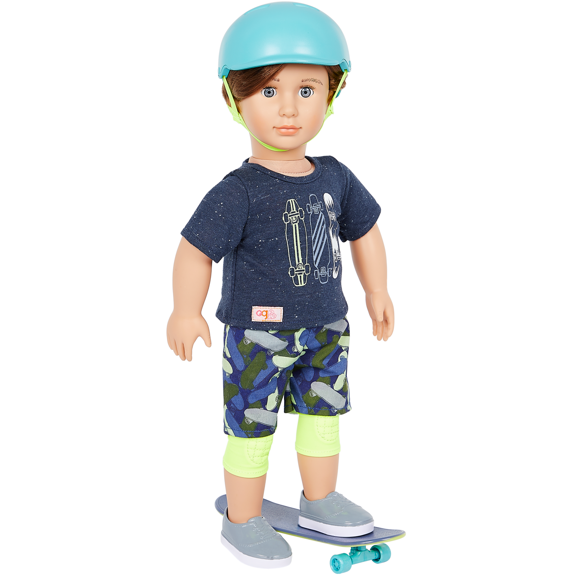 Muñeco Theodore con skate