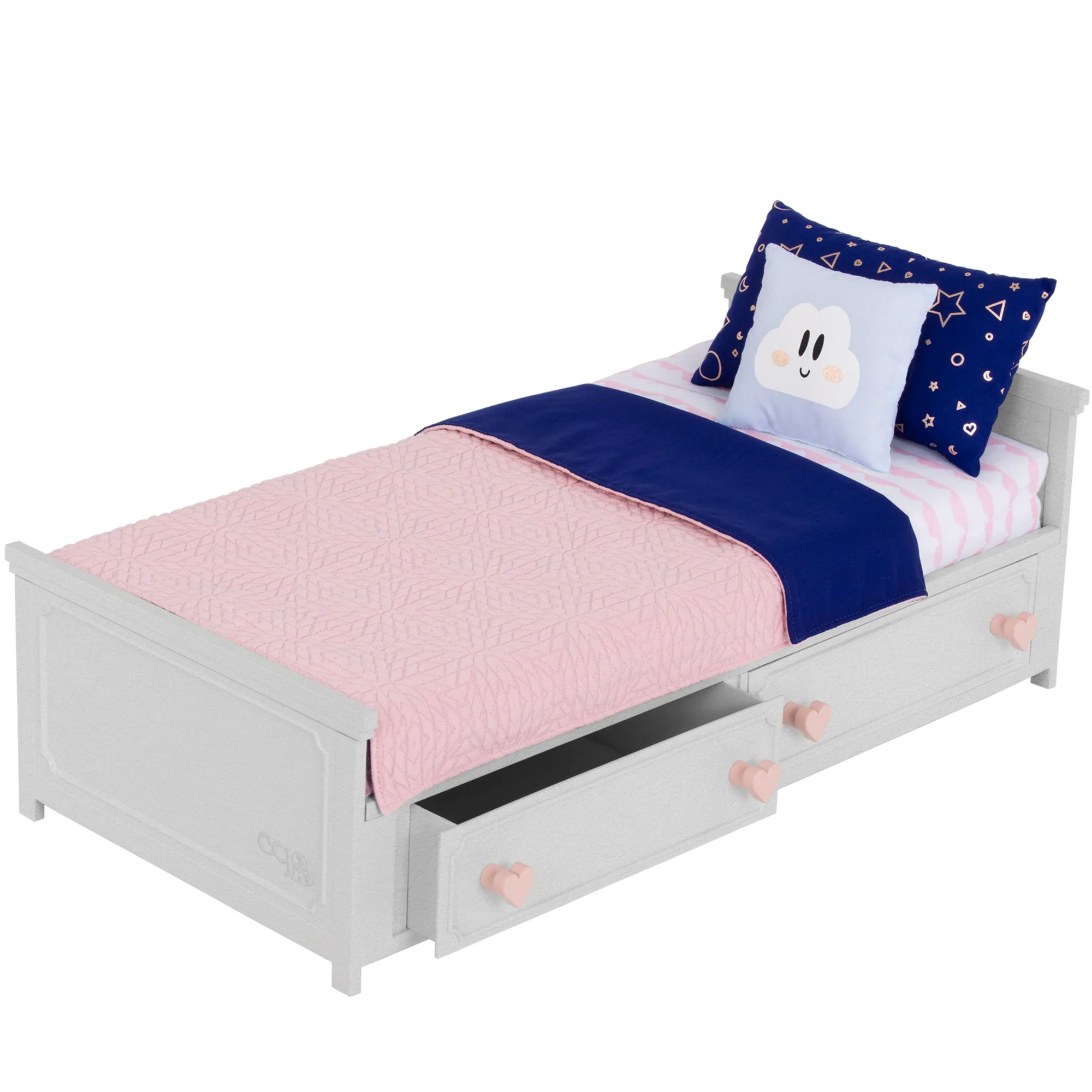 Cama Muñecas Dida Cuna Mecedora De Madera Con Colchu00f3n Cama