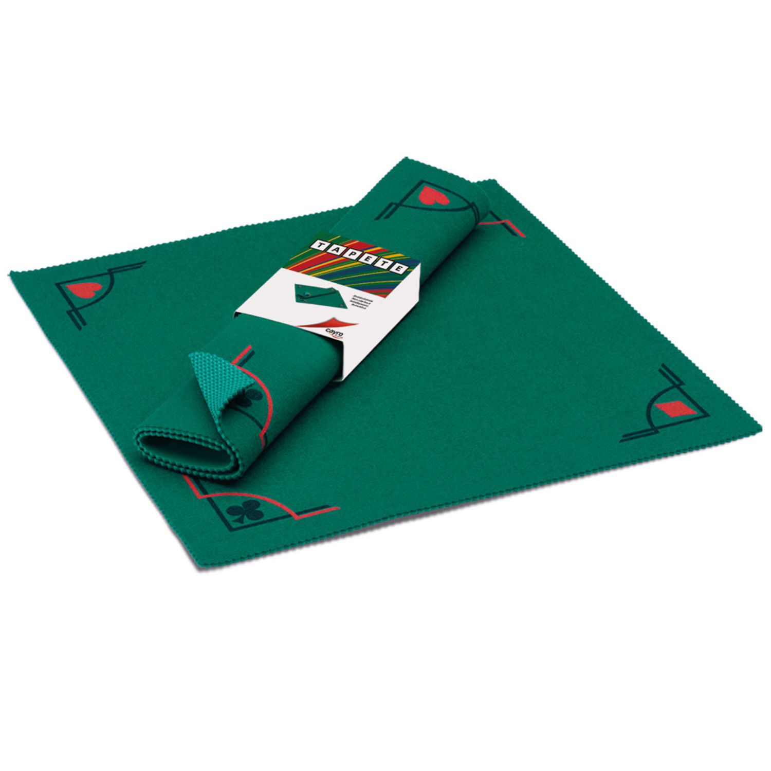 Tapete base antideslizante para juegos de mesa - 50 x 50 cm