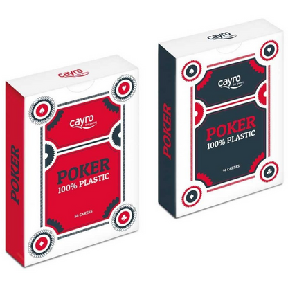 Cartas Poker plástico