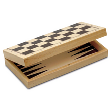 Ajedrez Damas Backgammon 3 En 1