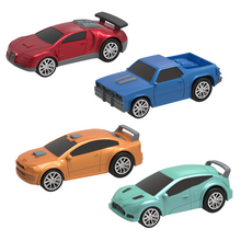 Set de 04 autos miniatura a fricción