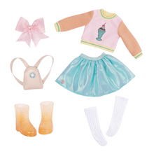 Outfit deluxe falda tutu Glitter Girls