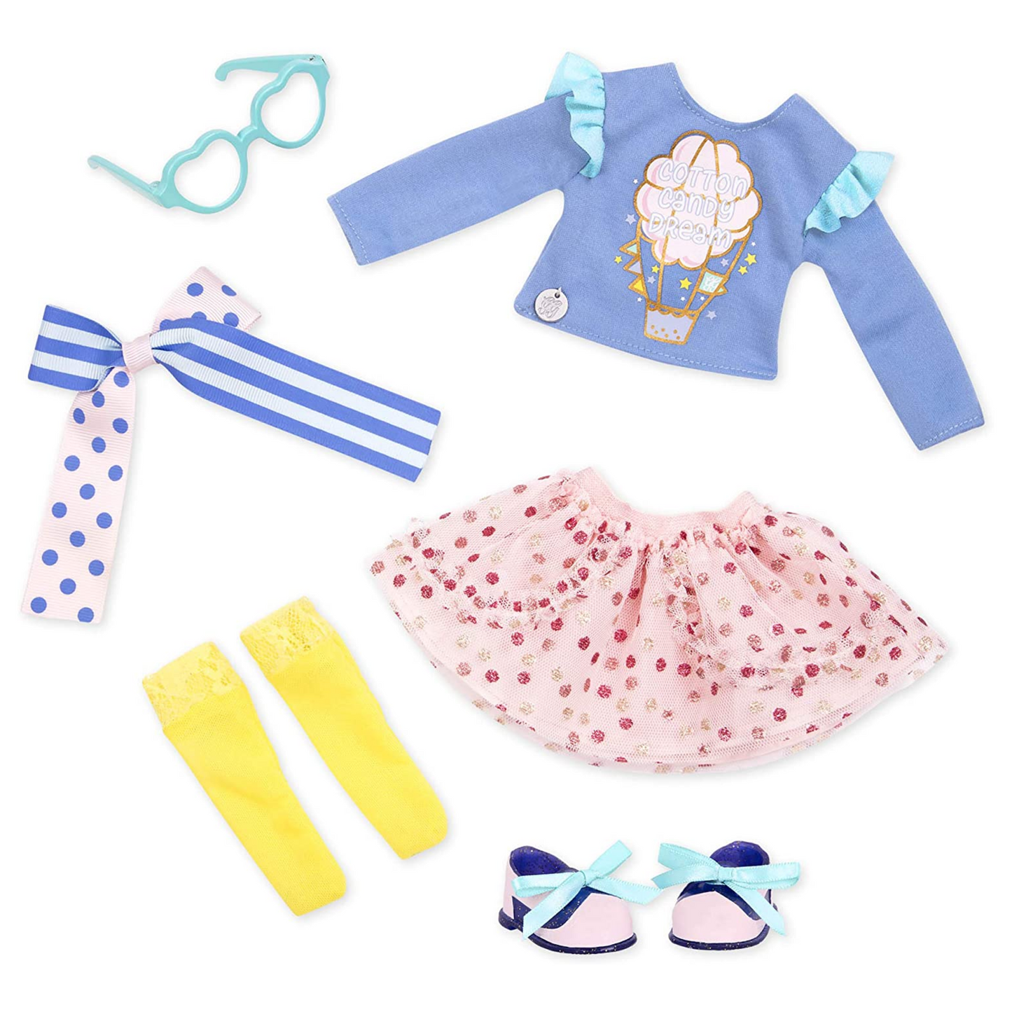 Outfit deluxe algodon de azúcar Glitter Girls