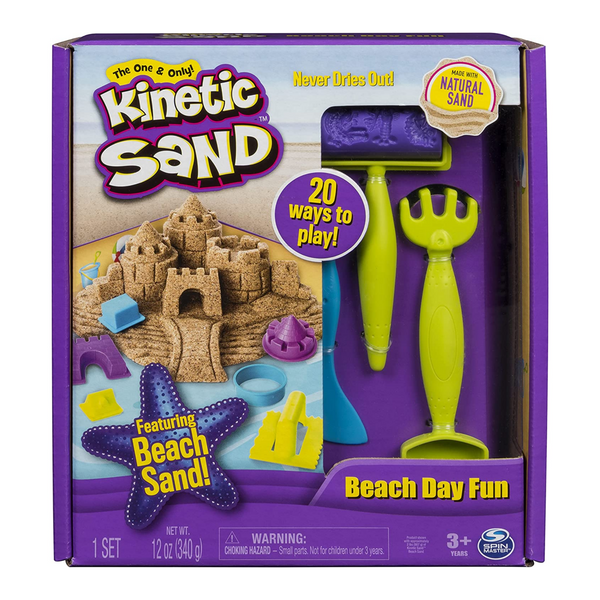 Kinetic Sand set con arenero unidad - carambaperu
