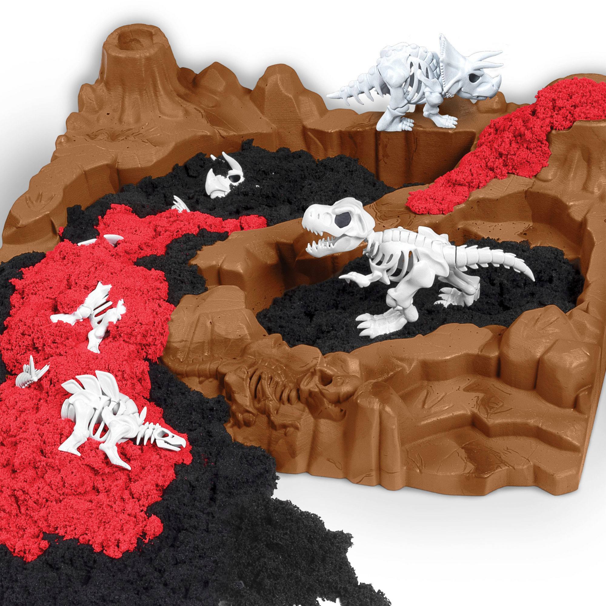 Kinetic Sand set de excavación de dinosaurios con accesorios