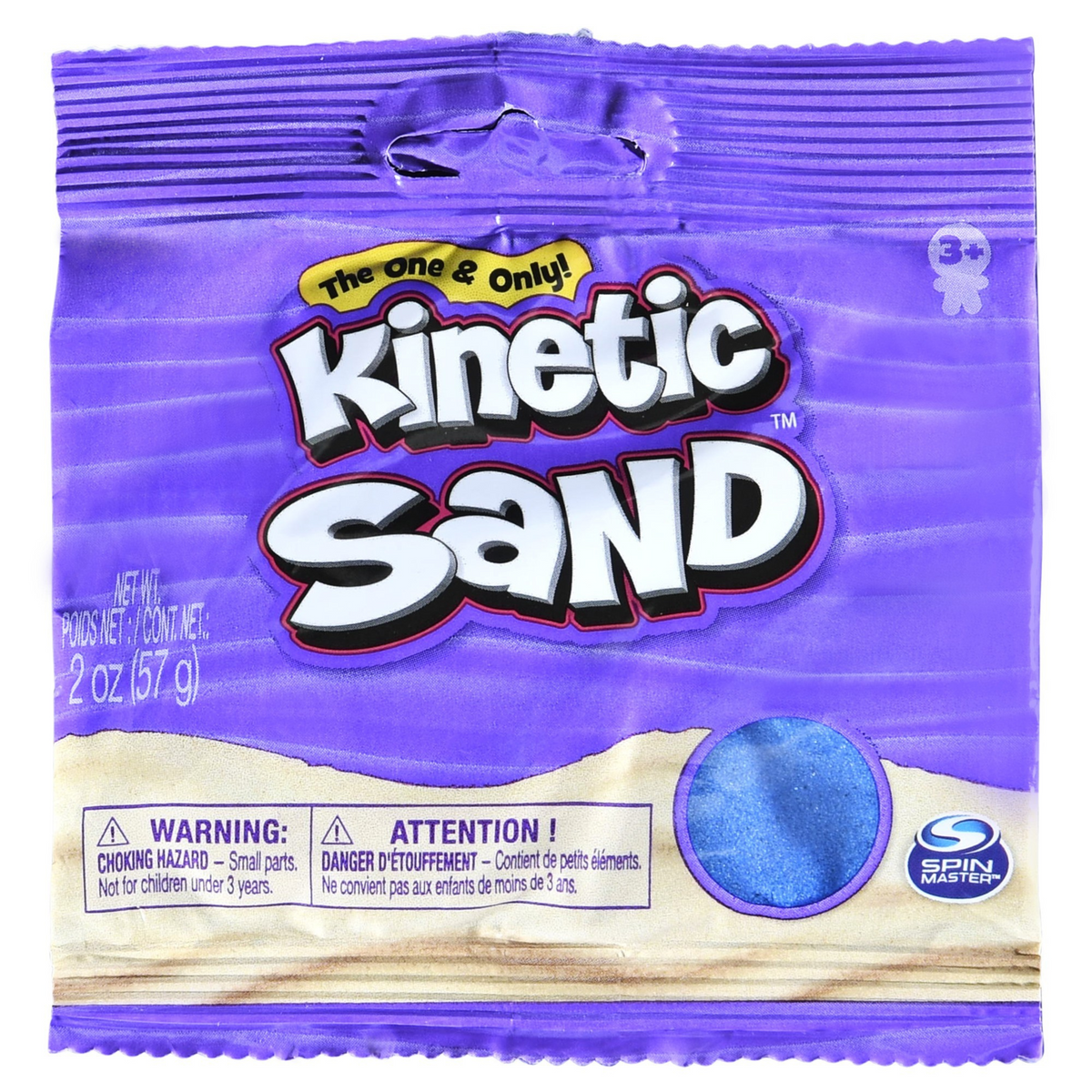 Kinetic Sand bolsita 57 grs de arena cinética azul - carambaperu