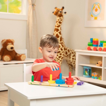 Clasificación y apilable formas geométricas y colores