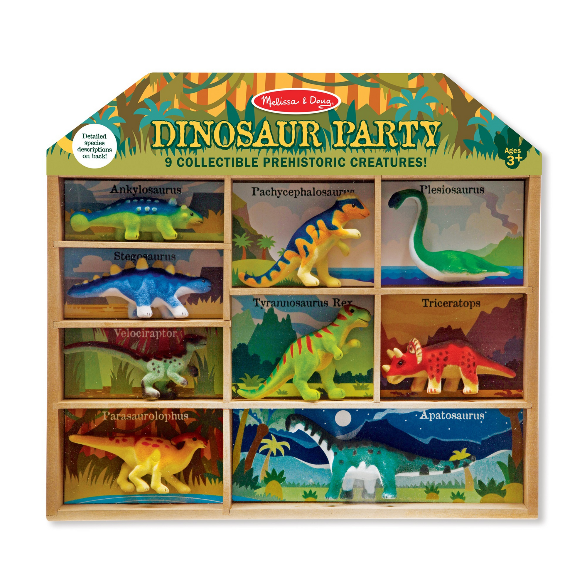 Set colección 9 dinosaurios