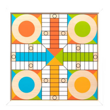 Juego ajedrez y ludo de madera
