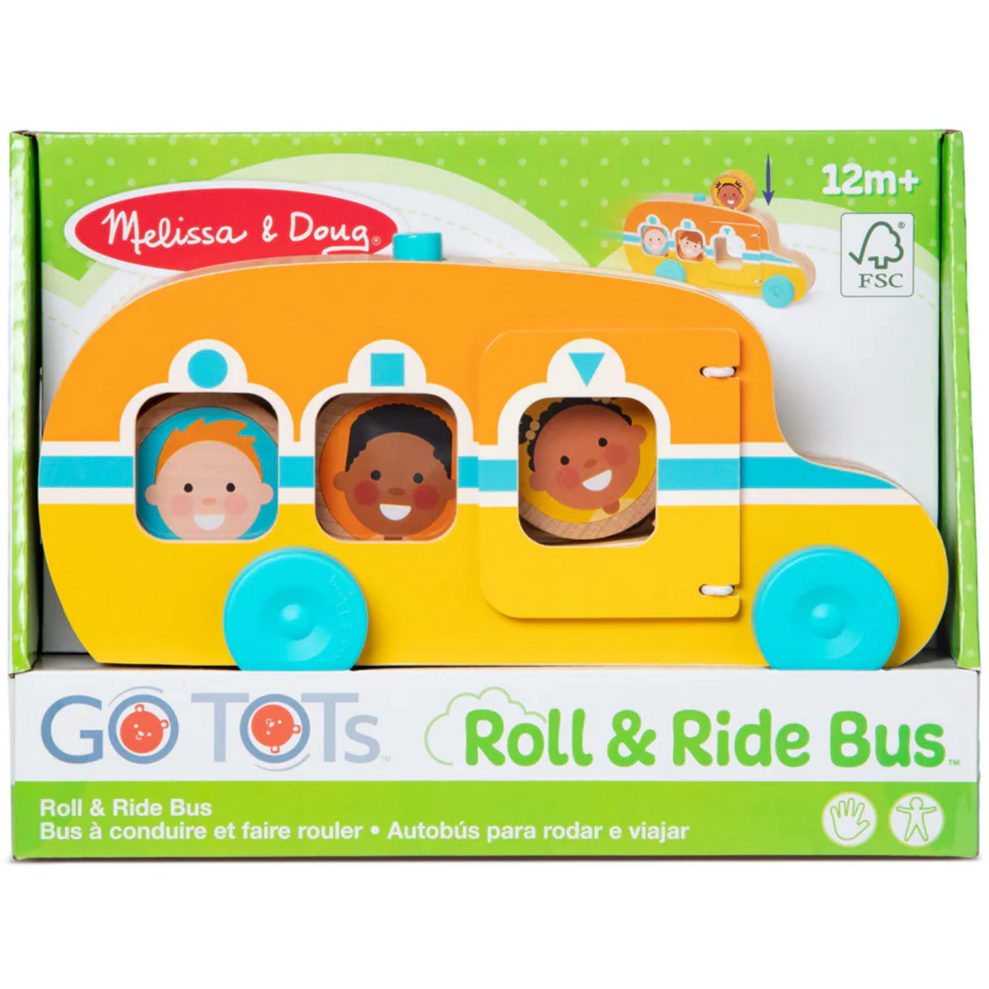 Bus escolar de madera Go Tots