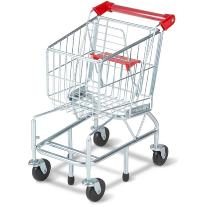 Carrito de compras de metal